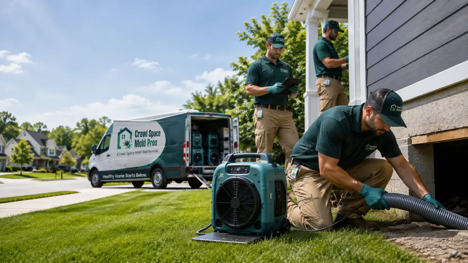 Crawl Space Mold Removal in St Columbans, NE